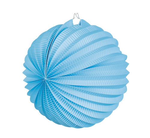 Bol lampion turquoise blauw