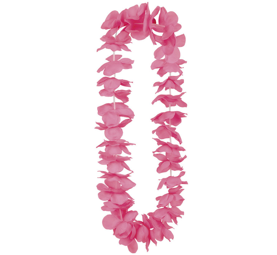 Neon roze hawaii krans