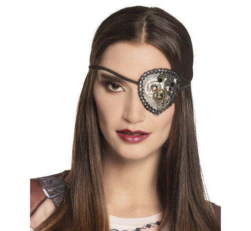 Steampunk ooglapje voor dames