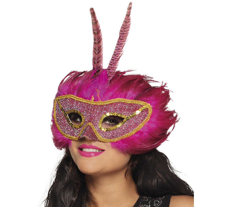 Dames masker pink queen