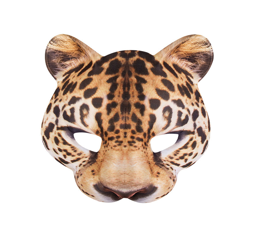 Realistische luipaard halfmasker kopen