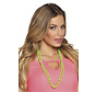 Neon groene kralen ketting