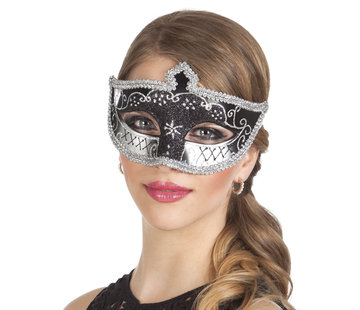 Goedkope sexy oogmasker zilver