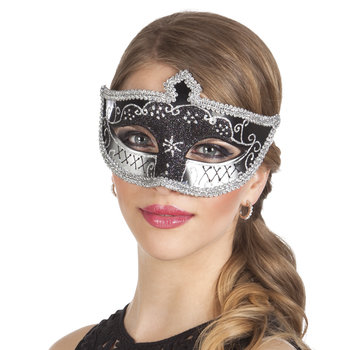 Goedkope sexy oogmasker zilver