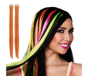 Hair extension oranje