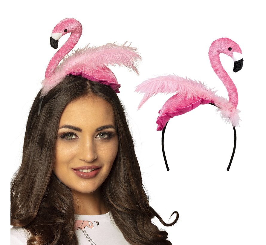 Roze Flamingo Tiara diadeem