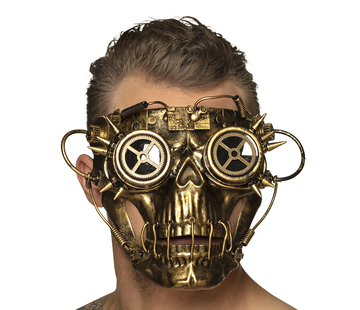 Steampunk skull masker