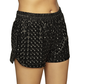 Zwarte hotpants voor dames