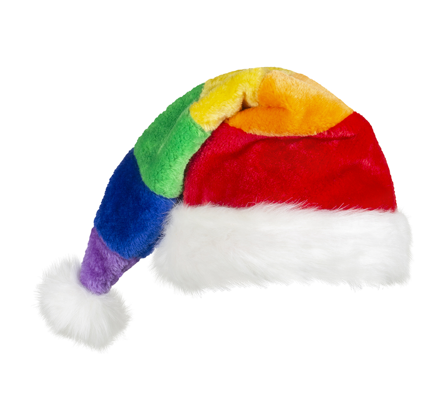 Regenboog kerstmuts kleuren kopen