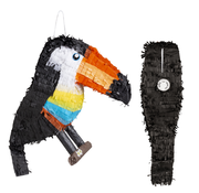 Papieren toucan piñata