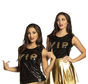 V.I.P Shirt zwart goud