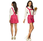 Tiroler lederhose dames roze