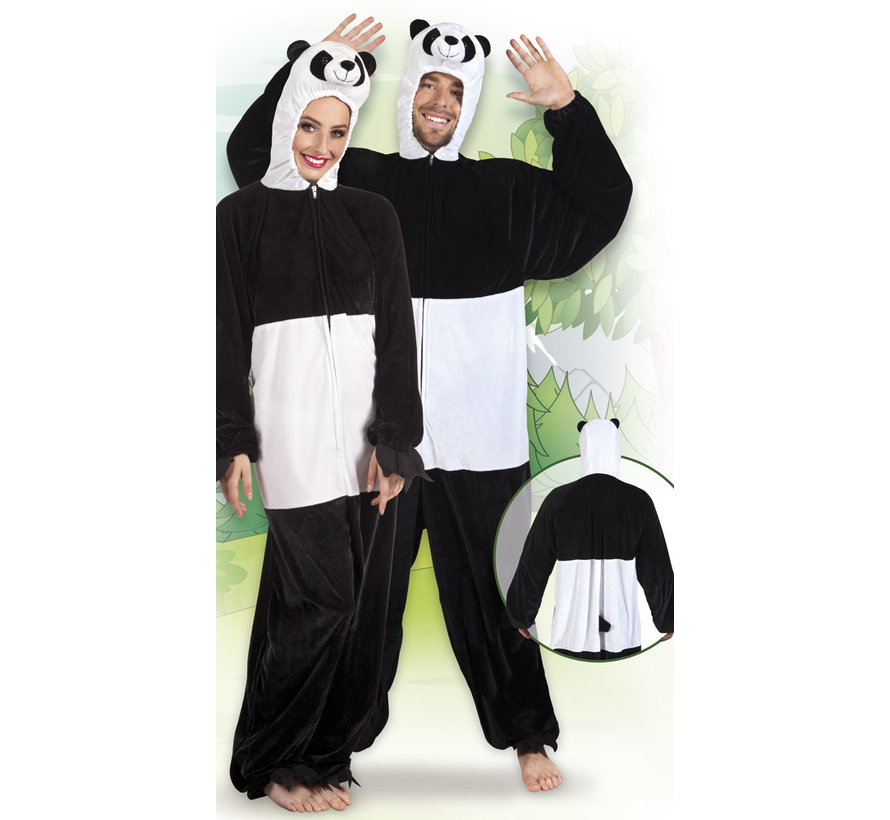 Onesie Panda pak volwassenen