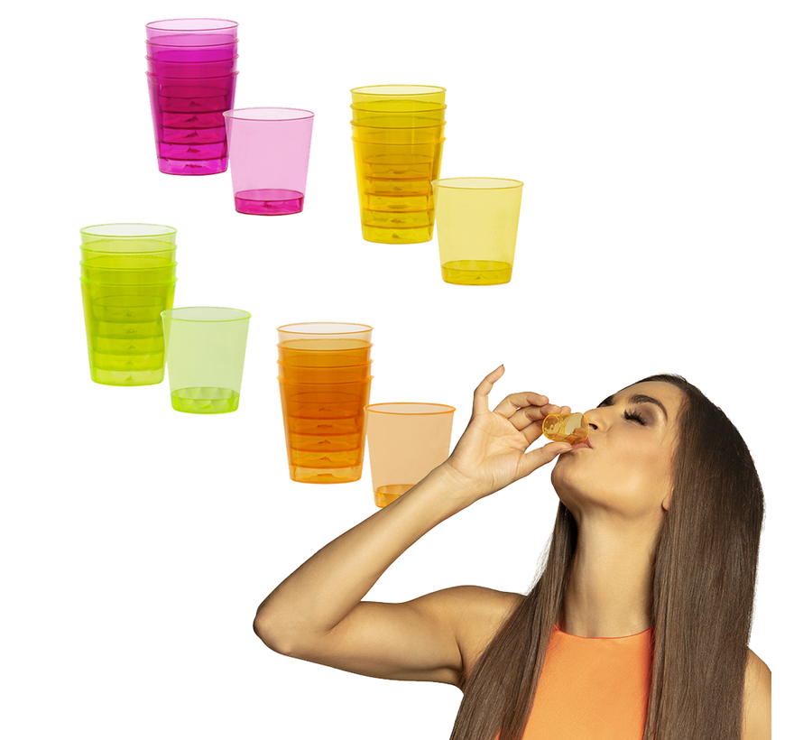 Shotjes glazen plastic kopen