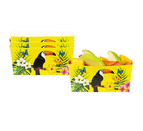 Kartonnen bakjes toucan vogel