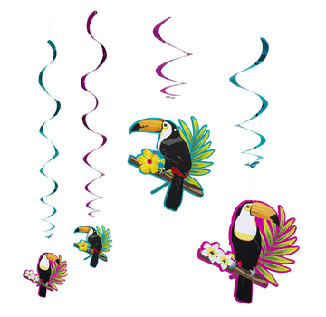 Decoratieswirls Toucan