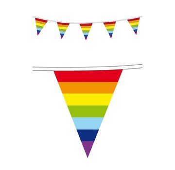 Rainbow vlaggenlijn regenboog