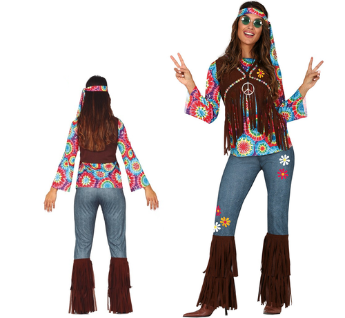 Hippie kostuum dames -