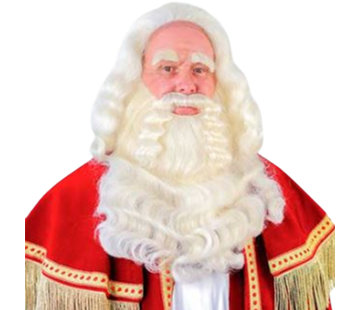 Sinterklaas baardstel buffelhaar