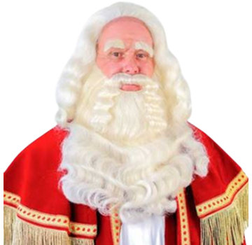 Sinterklaas baardstel buffelhaar