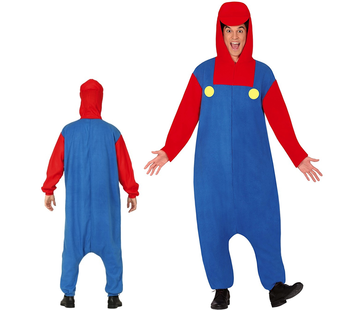 Mario onesie kostuum