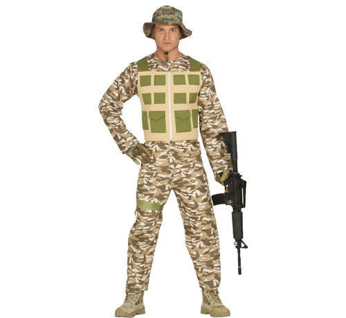 verhaal Samenstelling Virus Militaire kleding grote maten - Partycorner.nl