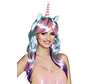 Unicorn Pruik Princess Meerkleurig