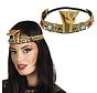 Egyptische  haarband met strass stenen