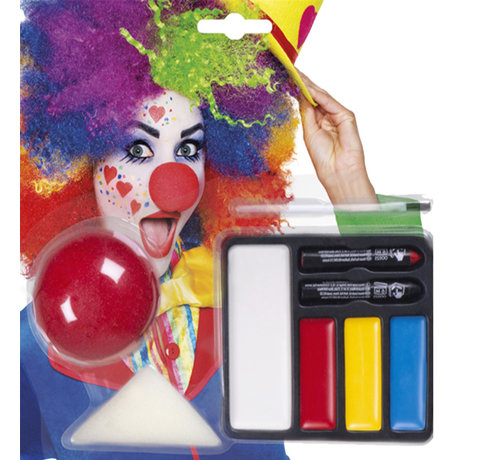 Clowns schmink set met clownsneus