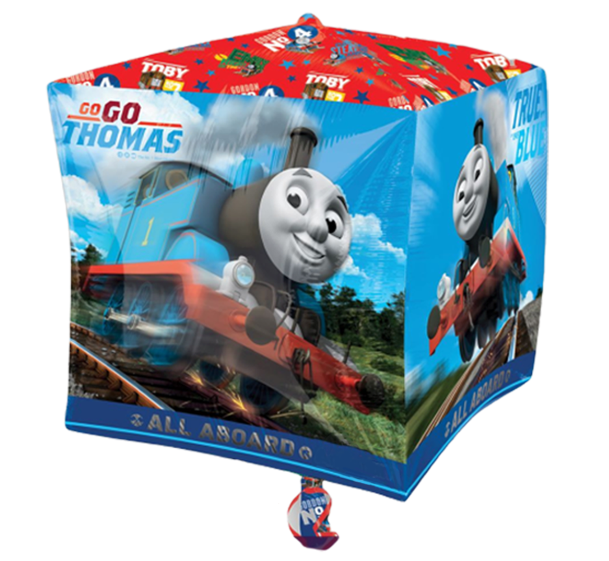 Cubez Folieballon Thomas de trein True Blue