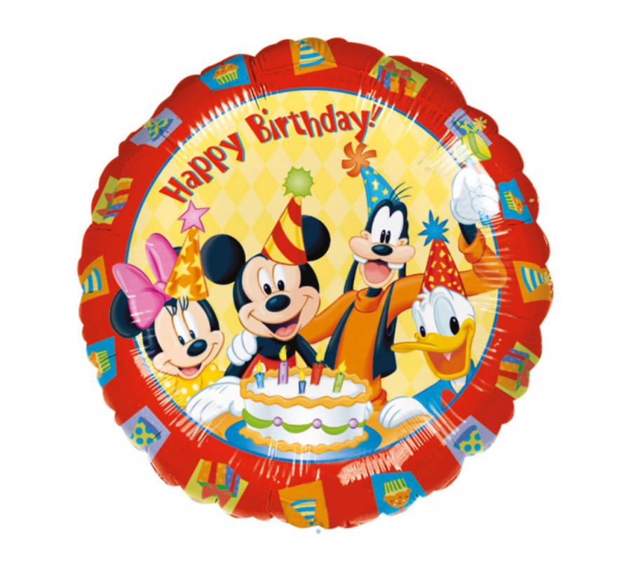 Folieballon Mickey Mouse Happy Birthday