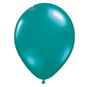 Turquoise metallic ballonnen