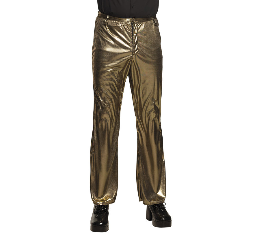 Disco broek goud kleurig