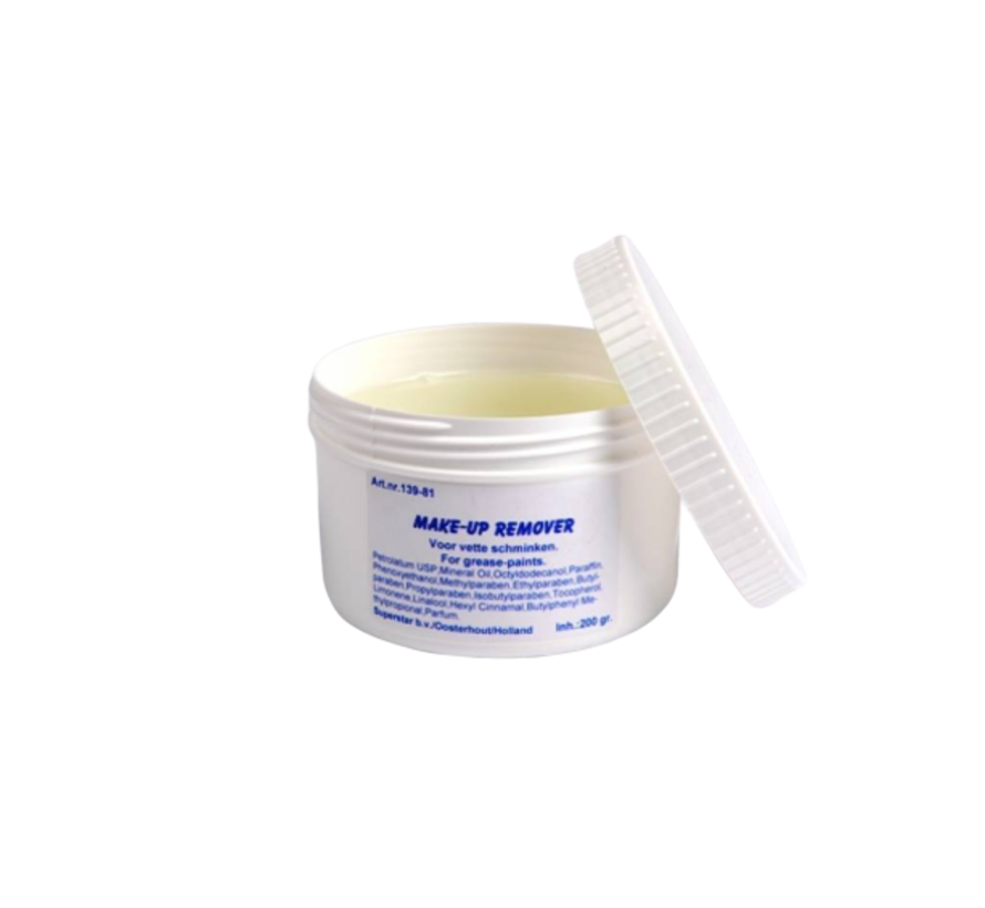 Make-up remover pot wijde hals 300 ml. voor vette schminken