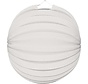 Witte lampion rond