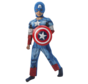 Captain America kind kostuum met schild
