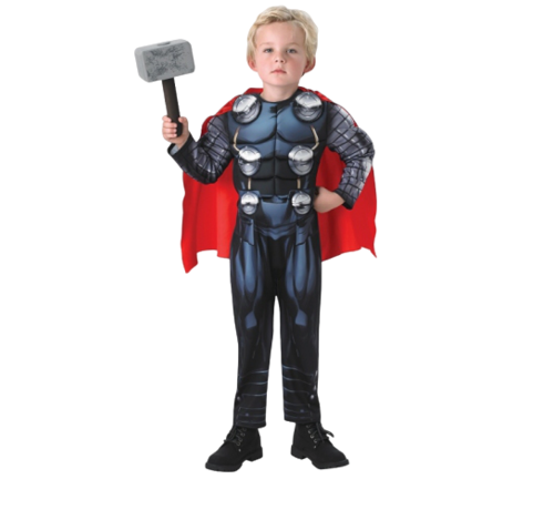 Thor kostuum kind met hammer