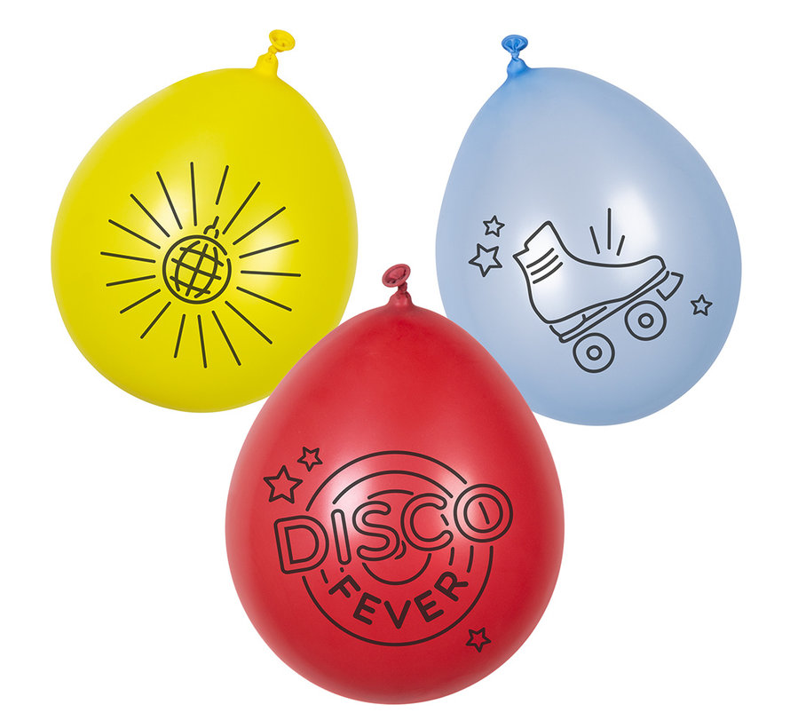 Gekleurde latex disco ballonnen