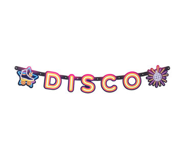 Kartonnen disco banner
