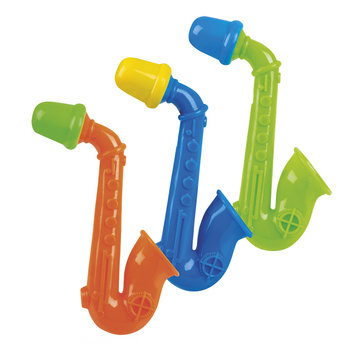 Saxophone instrument gekleurd