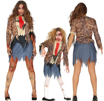 Zombie kostuum dames