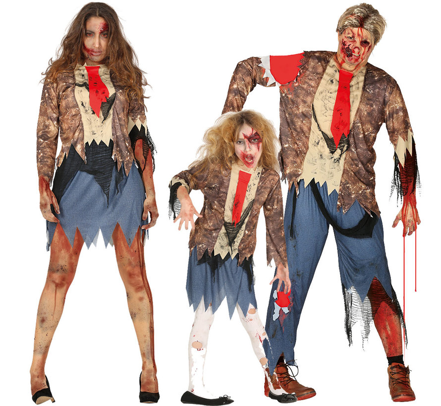 Familie zombie kostuum dames