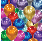 Chroom ballonnen gemengde kleuren