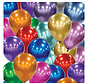 Glanzende Latex Paarse chrome ballonnen