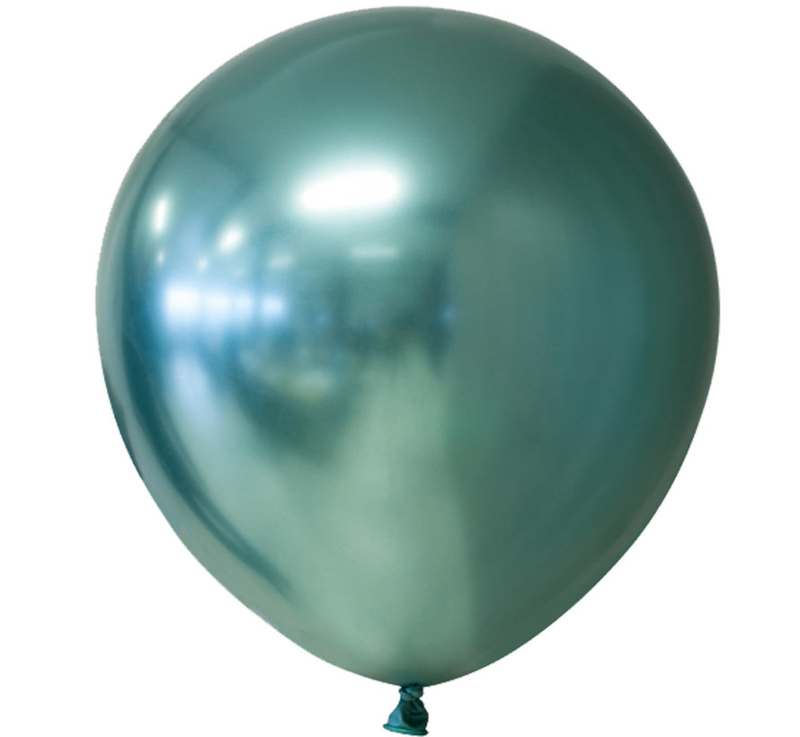 Latex groene  chrome ballonnen
