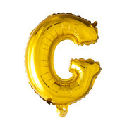 Letter G folie ballon goud