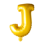 Gouden letters ballon J