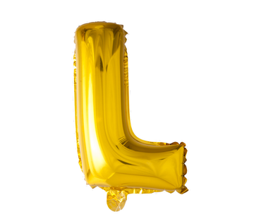 Gouden letters ballon L