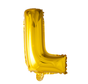 Gouden letters ballon L