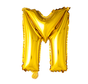 Gouden letters ballon M